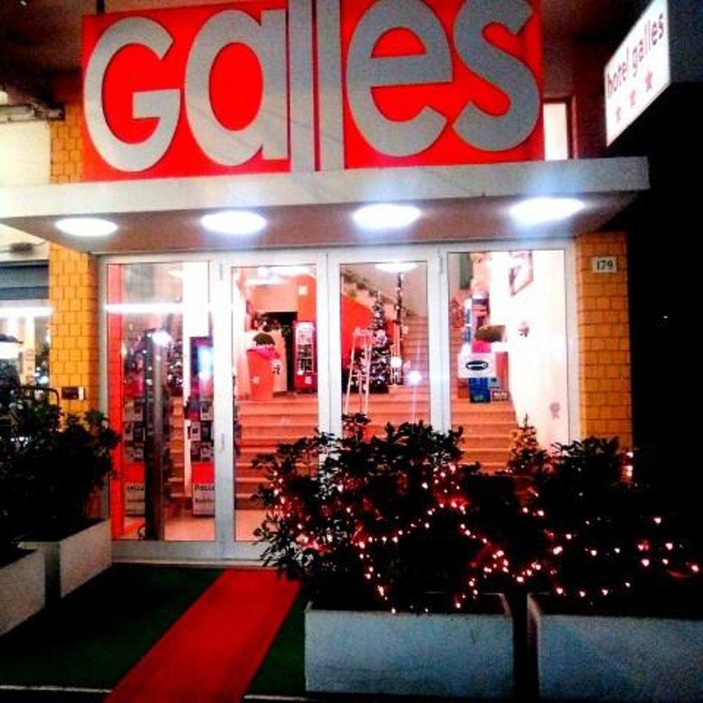 Hotel Galles Ріміні Екстер'єр фото